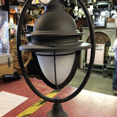 Unique post lamp 21” tall