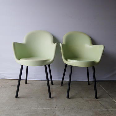 Vintage Italian Sintesi Gogo Stacking Chairs - Set of 2 