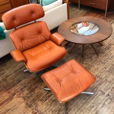 Eames-inspired Lounge Chair + Ottoman 