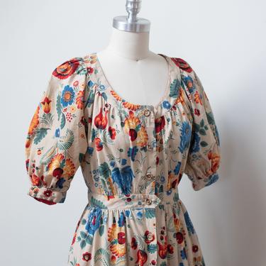 1970s Floral Print Dress | Denise Are Here 