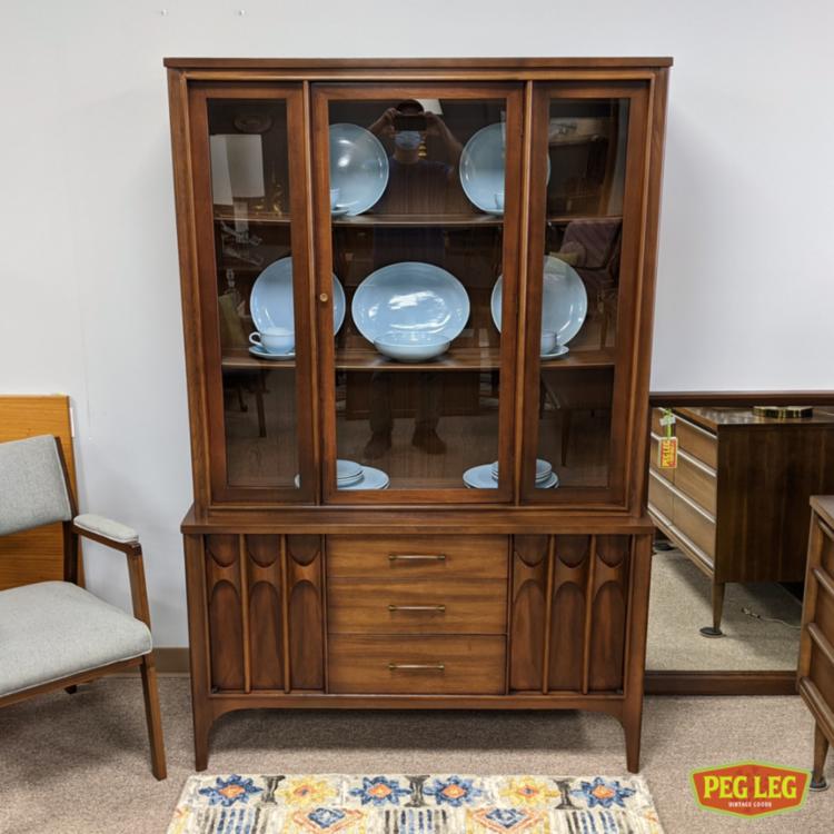 China cabinet with rosewood details from the 'Perspecta' collection by Kent Coffey