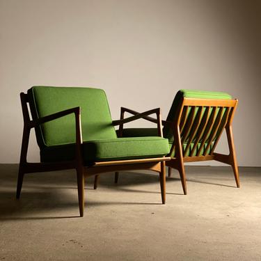 Kofod Larsen Lounge Chairs by Selig 