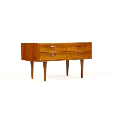 Danish Modern / Mid Century Teak Low Dresser — 4 drawers — Kai Kristiansen 