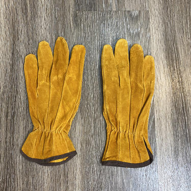 Vintage 1970’s Suede Work Gloves 