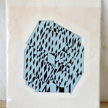 NETHE, Signed and numbered Silkscreen Print by Victor Vasarely