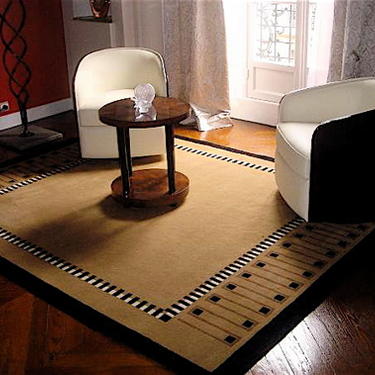 Art Deco Collection Custom Carpet • “Ruhlmann” Tan