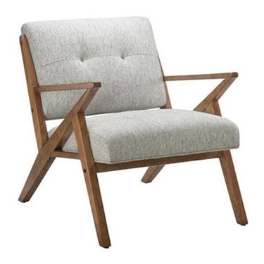 &quot;Rocket&quot; Lounge Chair in Light Grey
