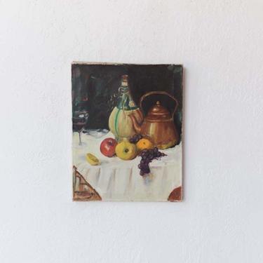 Still Life with Tea Kettle Oil Painting