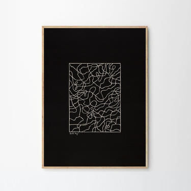 Little Detroit  ‘Lines no. 1’ art print - 30x40 cm