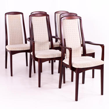 Breox Mobler Snickerinytt Rosewood Mid Century Dining Chairs - Set of 6 - mcm 