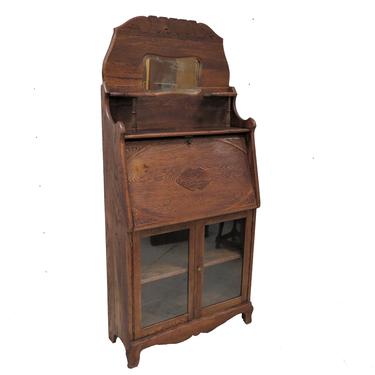 Eastlake Furniture | Antique Bookcase And Secretary Desk 