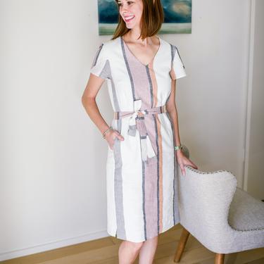 Striped Linen Dress (Regular &amp; Tall)