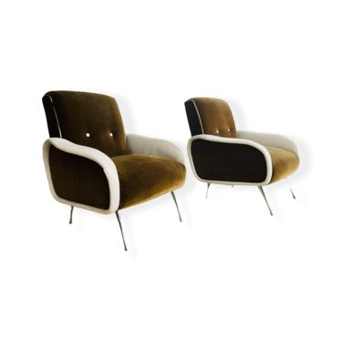 Marco Zanuso Style Italian Modern Lounge Chair