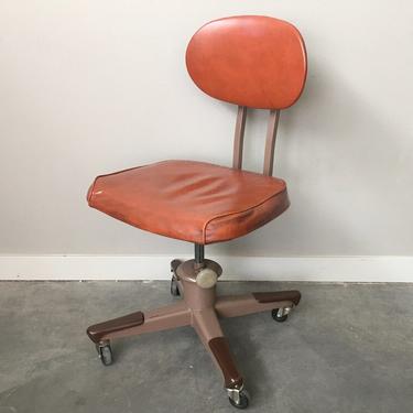 vintage mid century industrial desk chair by Royal Manufacturing Co.