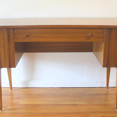 Mid Century Modern Zebrawood and Rosewood Desk by Lane
