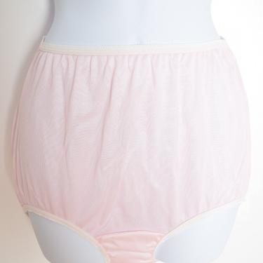 vintage Lorraine panties 2 pair pink high waisted mushroom gusset lingerie 5 S 