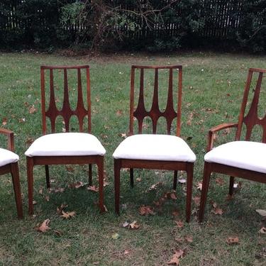 Vintage Broyhill Brasilia dining table &amp; 4 chairs