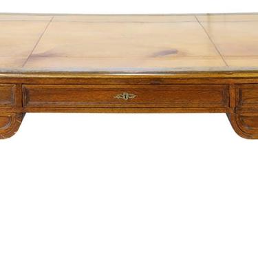 Impressively Large French Louis XV Style Oak Partners Desk