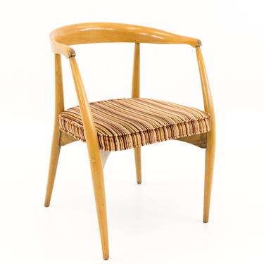 Lawrence Peabody for Nemschoff Mid Century Barrel Dining Chair 
