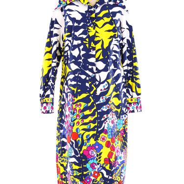 Lanvin Psychedelic Floral Shirt Dress
