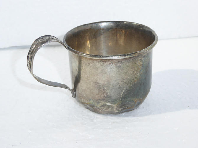 Antique 925 Sterling Silver Small Tea Milk Cup 