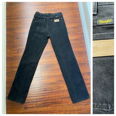 Vintage 1980’s Black Wrangler Jeans 30x34 