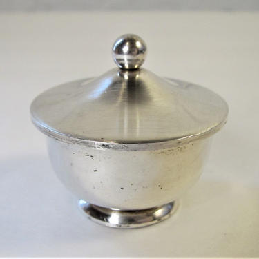Sterling Miniature Covered Bowl Compote Lidded Box 
