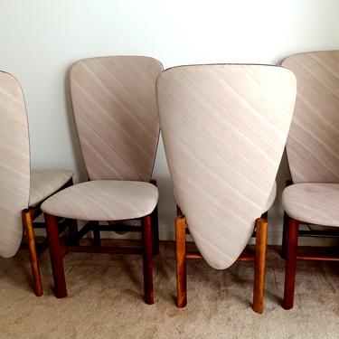 4 Skovby Post Modern Dining Chairs 