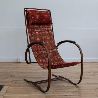 Art Deco Metal Sling Chair