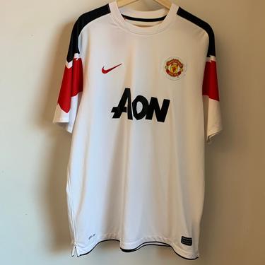 Nike Manchester United White Soccer Jersey