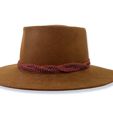 Vintage STETSON Cowboy Hat ~ size 7 3/8 ~ Cowboy ~ Beaver Fur Felt Fedora ~ Gambler 