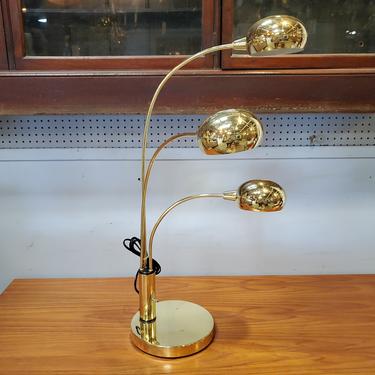 Anthony California Inc. Three-Arm Brass Table Lamp