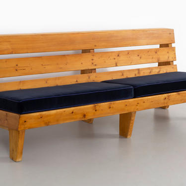 Bench for Marie Blanche Hotel by Charlotte Perriand 
