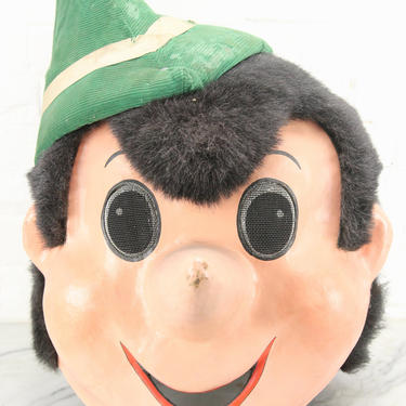 Vintage Pinocchio High Quality Parade Mask 