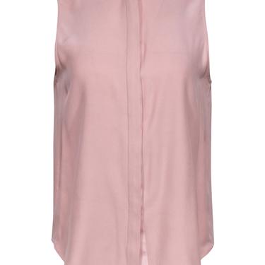 Rag & Bone - Blush Pink Textured Silk Sleeveless Blouse Sz M