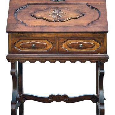 Spanish Revival Drop Front Writing Desk 