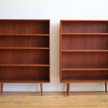 Pair of Mid Century Danish Modern Bookshelves 
