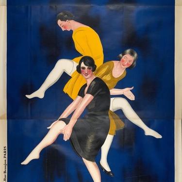 Original Large Le Bas Revel Vintage Poster Cappiello France c. 1929 