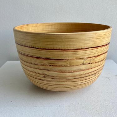 Wooden Bamboo Bowl Fair Trade 