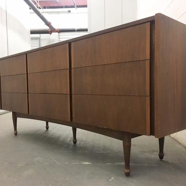 #498: Long Mid Century Triple Dresser