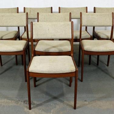 Mid-Century Dining Chairs, Modern, Danish Modern, Teak Side Chairs 