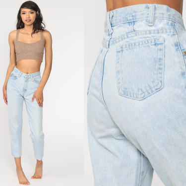 90s Mom Jeans 26 -- Tapered Jeans High Rise Tapered Leg High Waisted Jeans 90s Denim Pants Relaxed 1990s Vintage Small 26 
