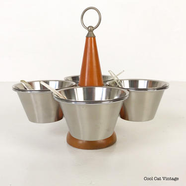 Rotating Condiment Server by Stako of Sweden, Circa 1960s - *Please see notes on shipping before you purchase. 