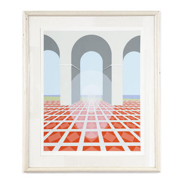 Clarence H. Carter Serigraph 'Arches' 1979 