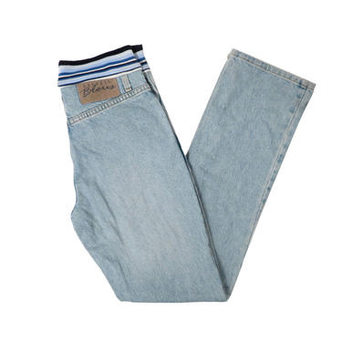 Vintage 90s Light Wash Express Blues Straight Leg Jeans Size 29x31 