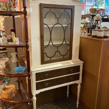 Upcycled 1930s China cabinet. 28.5” x 14” x 68”