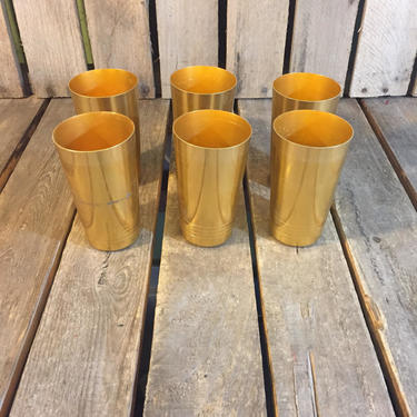 Set of 6 Metal Cups 