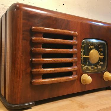1941 Zenith Table Radio 6D525, Elec Restored 