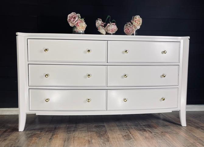 Dresser Credenza Console Tall Solid, Solid Wood Tall White Dresser