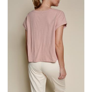 Recycled Cotton Top in Light Mauve